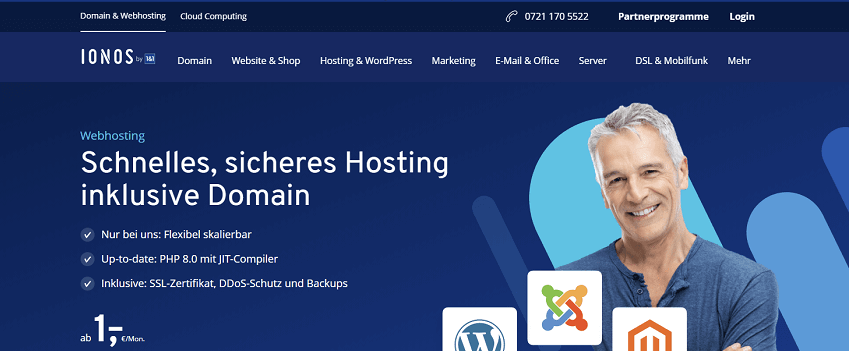 IONOS by 1&1 Webhosting Erfahrungen, Test & Bewertungen 2022 | HOSTERZ